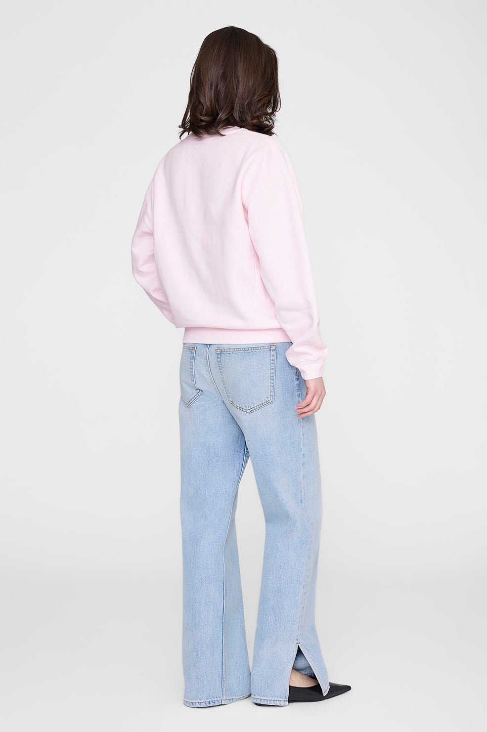 Spencer Sweatshirt Anine Bing - Powder Pink View 5
