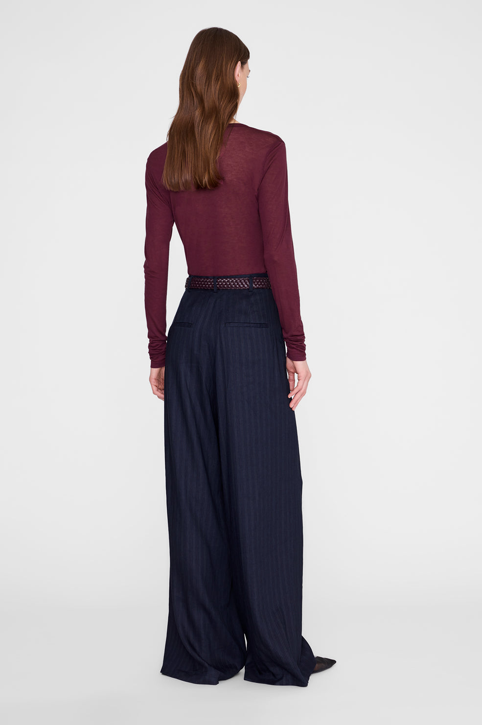 Sylvie Long Sleeve Tee - Fig