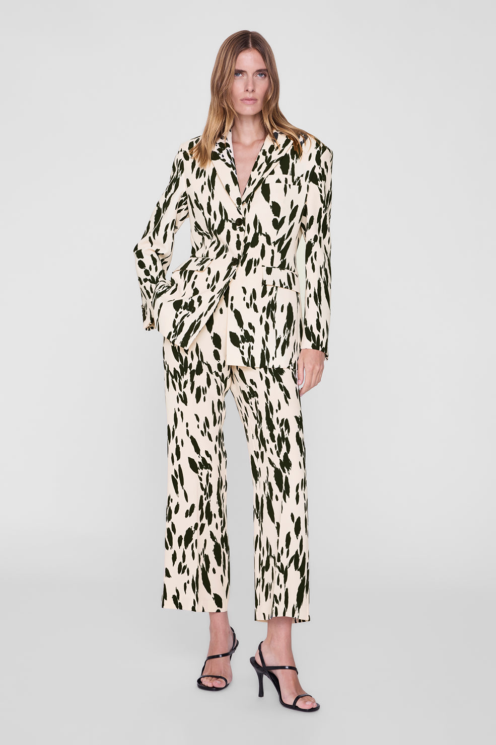 Thomas Trouser - Golden Beige Leopard View 2