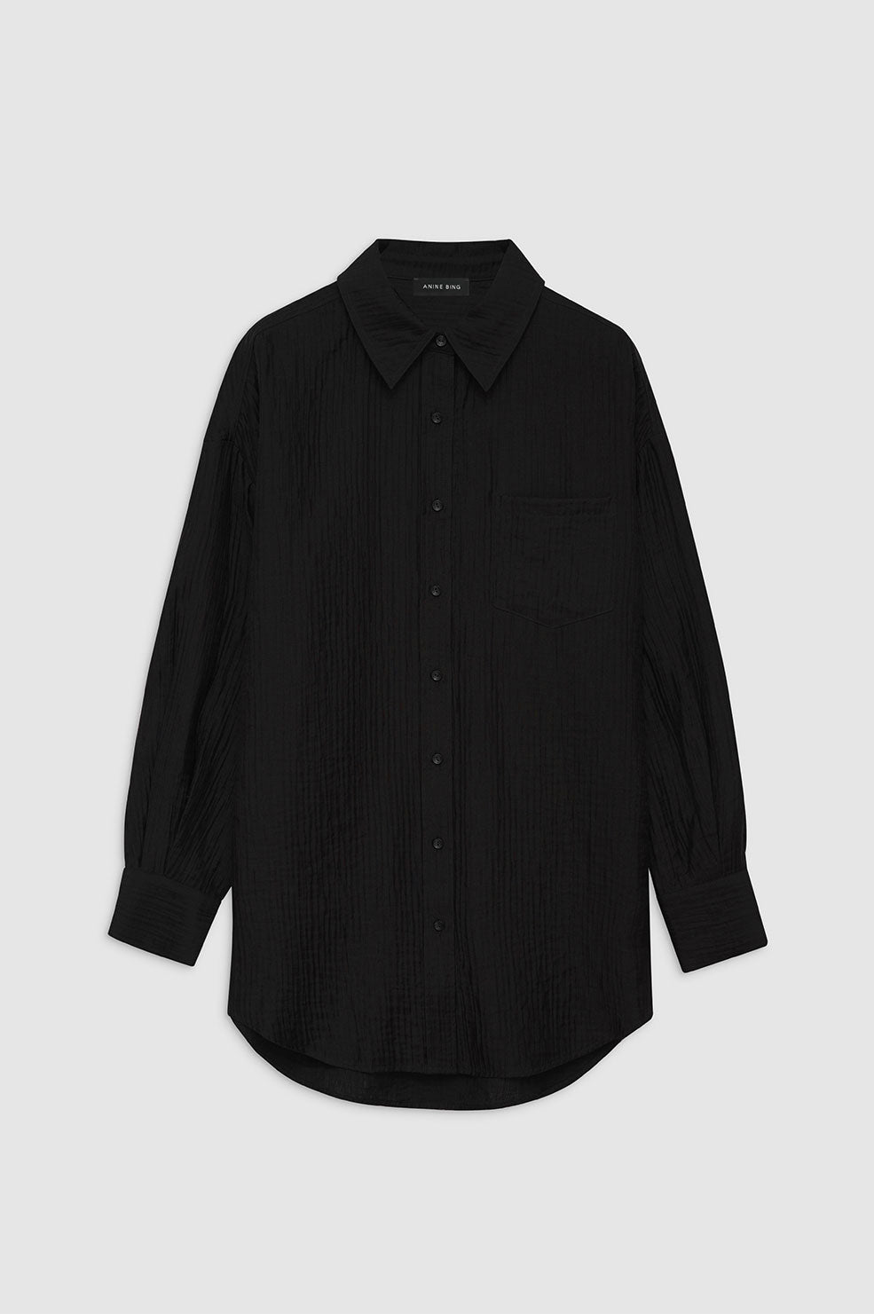 ANINE BING Tio Shirt - Black