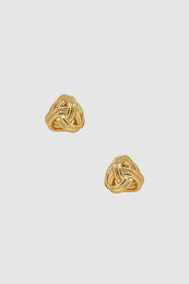 ANINE BING Twist Knot Earrings - Gold
