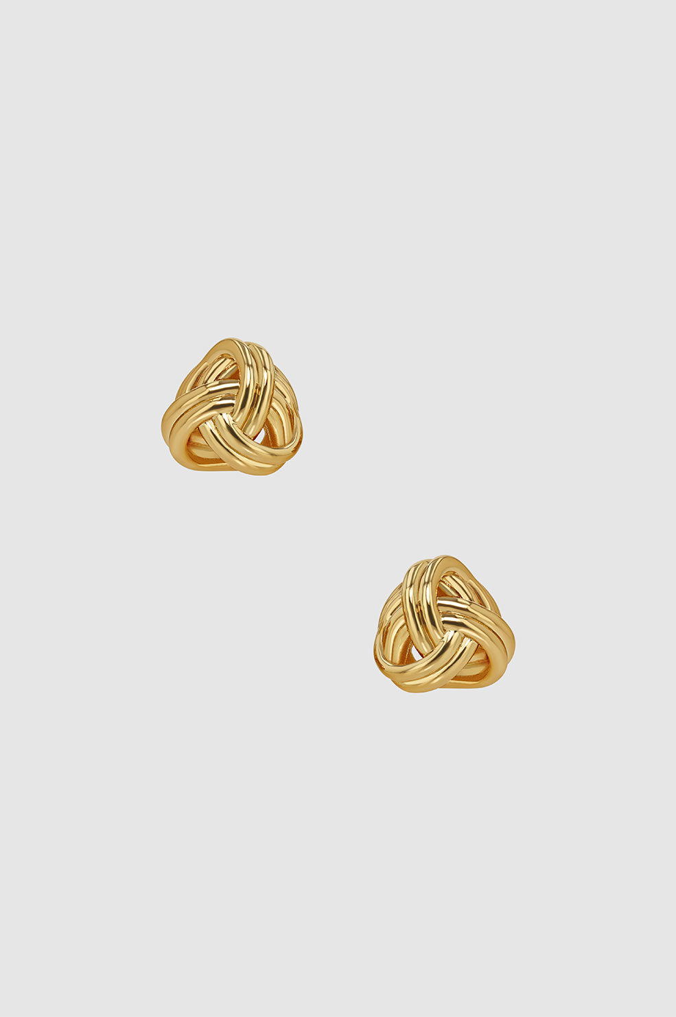 ANINE BING Twist Knot Earrings - Gold