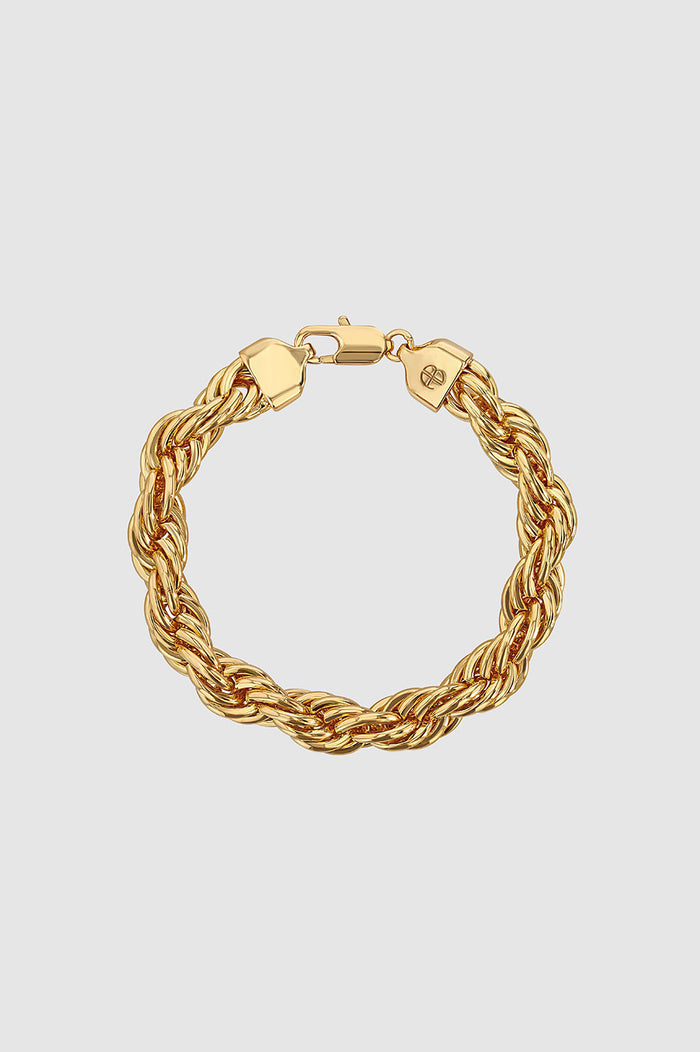 ANINE BING Twist Rope Bracelet - Gold