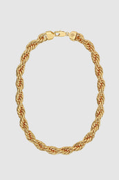 ANINE BING Twist Rope Necklace - Gold