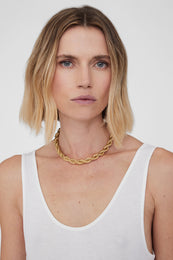 ANINE BING Twist Rope Necklace - Gold