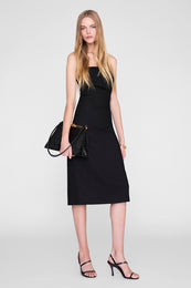 ANINE BING Tyla Dress - Black - on model front