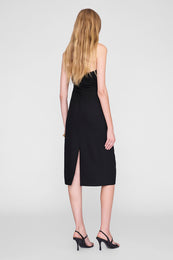 ANINE BING Tyla Dress - Black - on model back