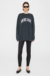 ANINE BING Tyler Sweatshirt - Washed Black