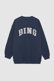 ANINE BING Tyler Sweatshirt Bing - Navy