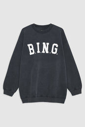 ANINE BING Tyler Sweatshirt Bing - Washed Black