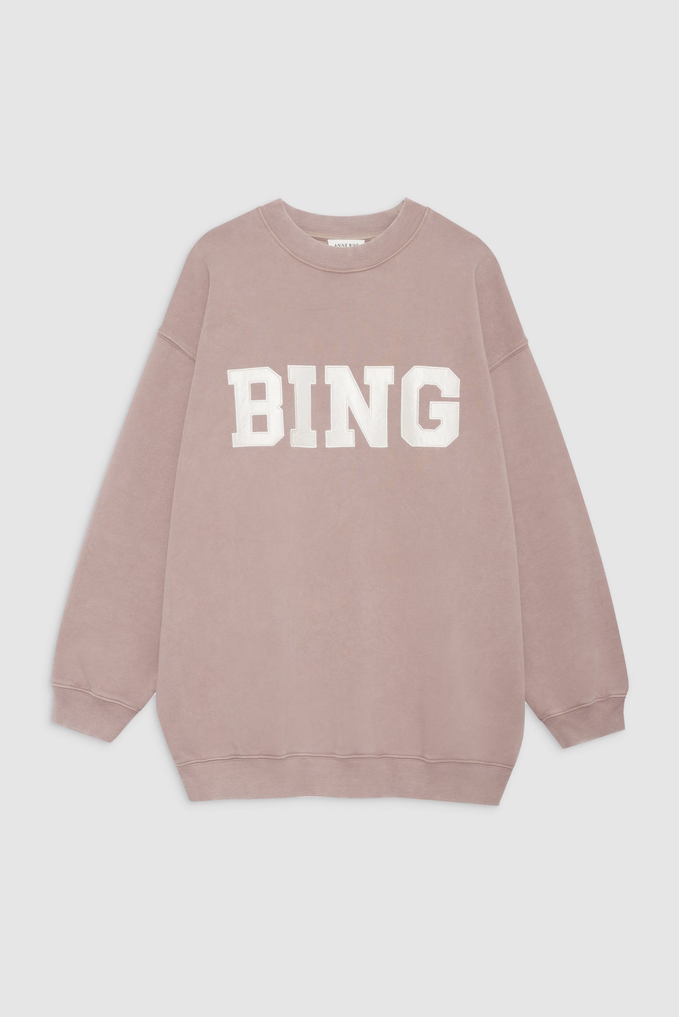 ANINE BING Tyler Sweatshirt Satin Bing - Washed Iron