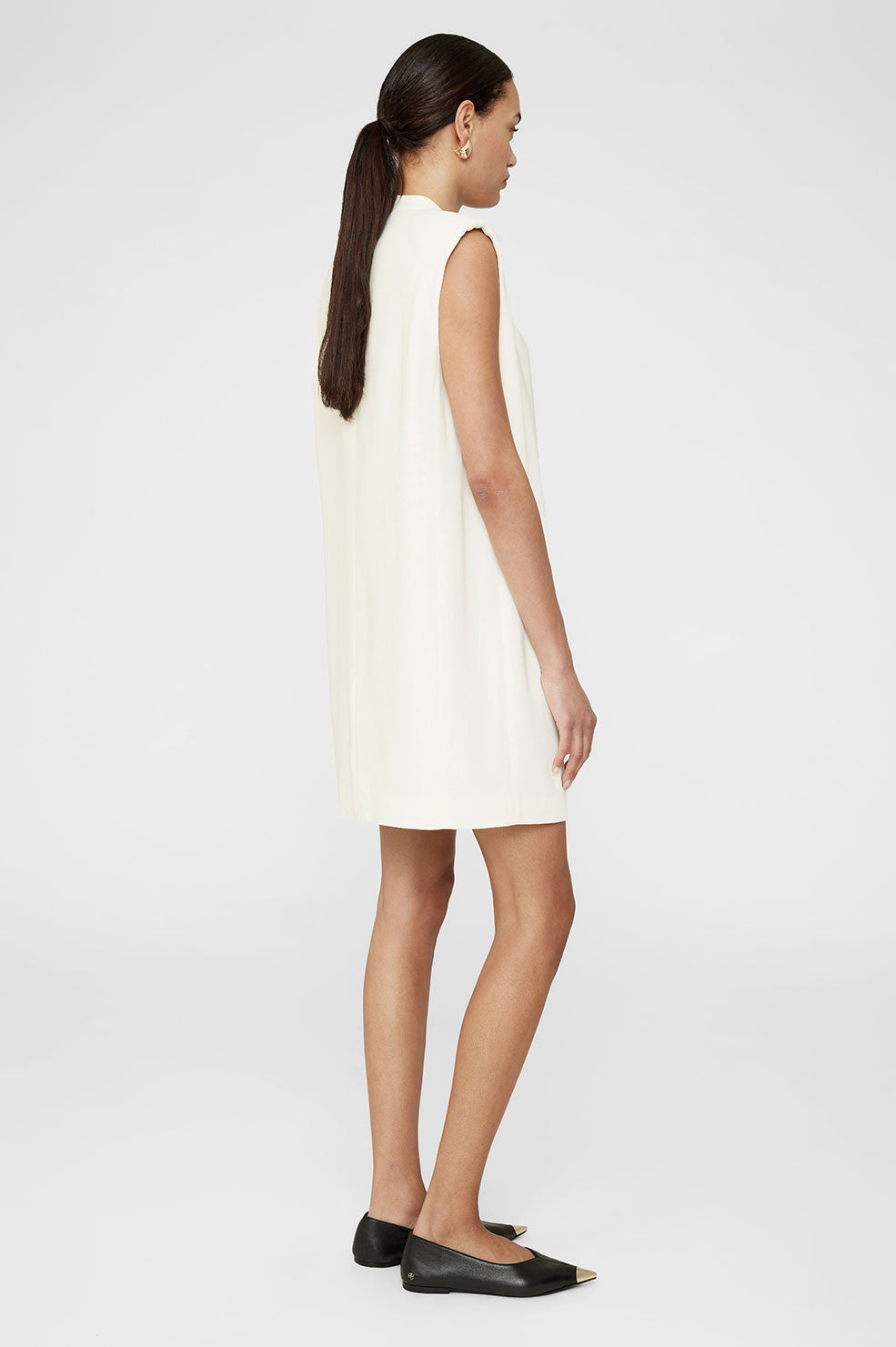 ANINE BING Venice Mini Dress - Ivory