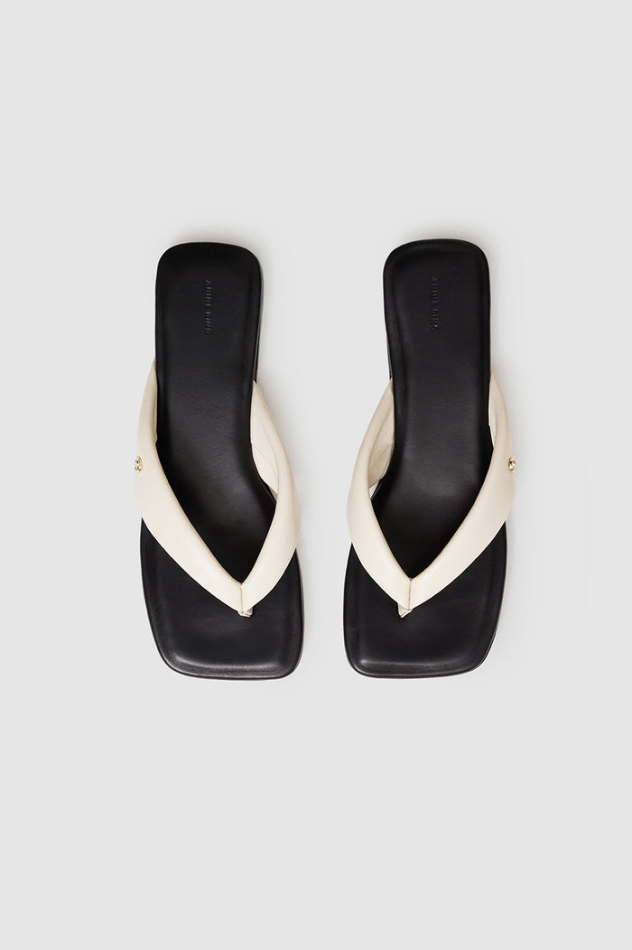 Viola Flat Sandals - Ivory