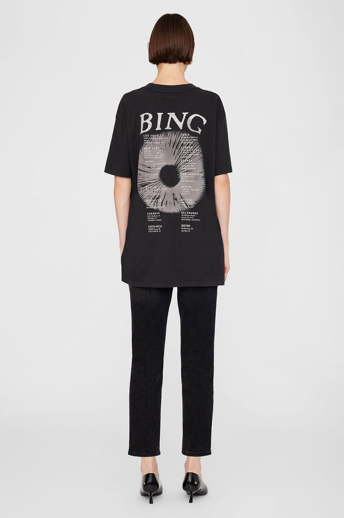 ANINE BING Walker Tee Band - Black