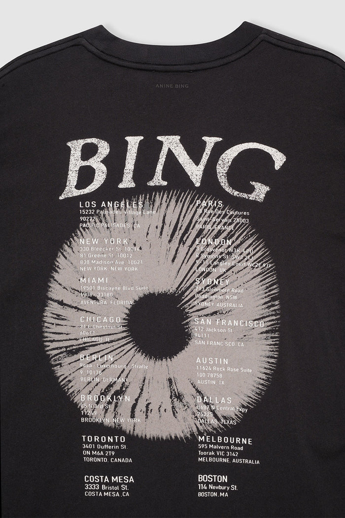 ANINE BING Walker Tee Band - Black