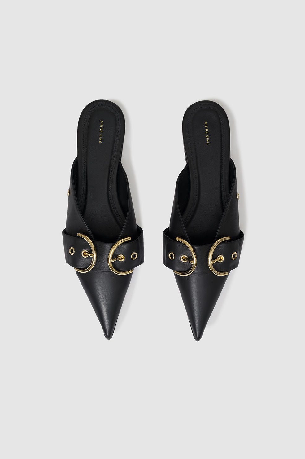 Zoe Mules - Black View 4
