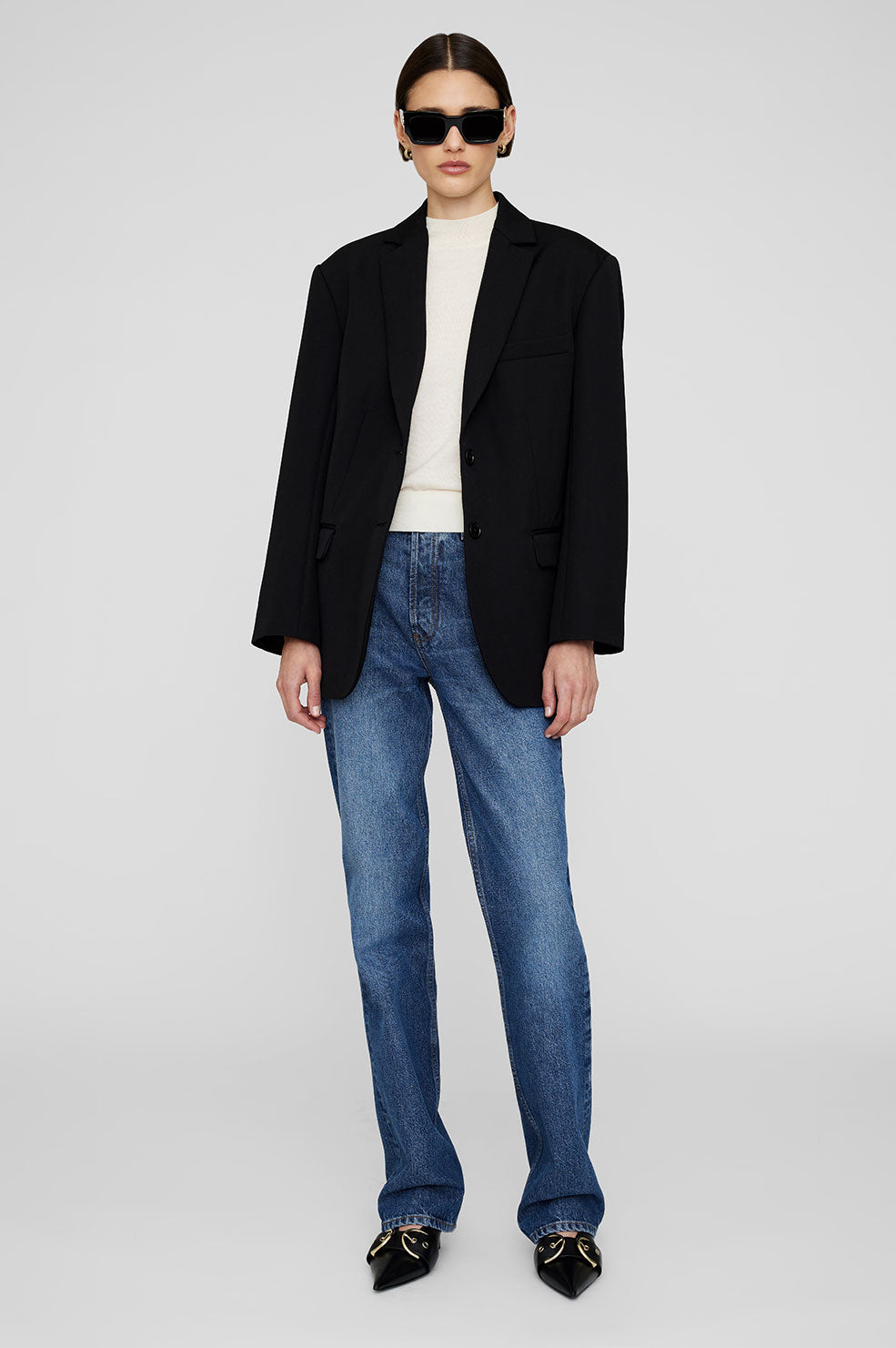 Zoe Mules - Black View 2