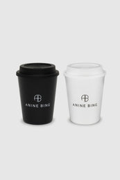 ANINE BING AB Cup 2 Pack - White And Black