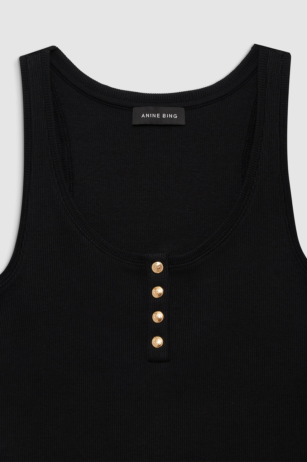 ANINE BING Alessia Tank - Black