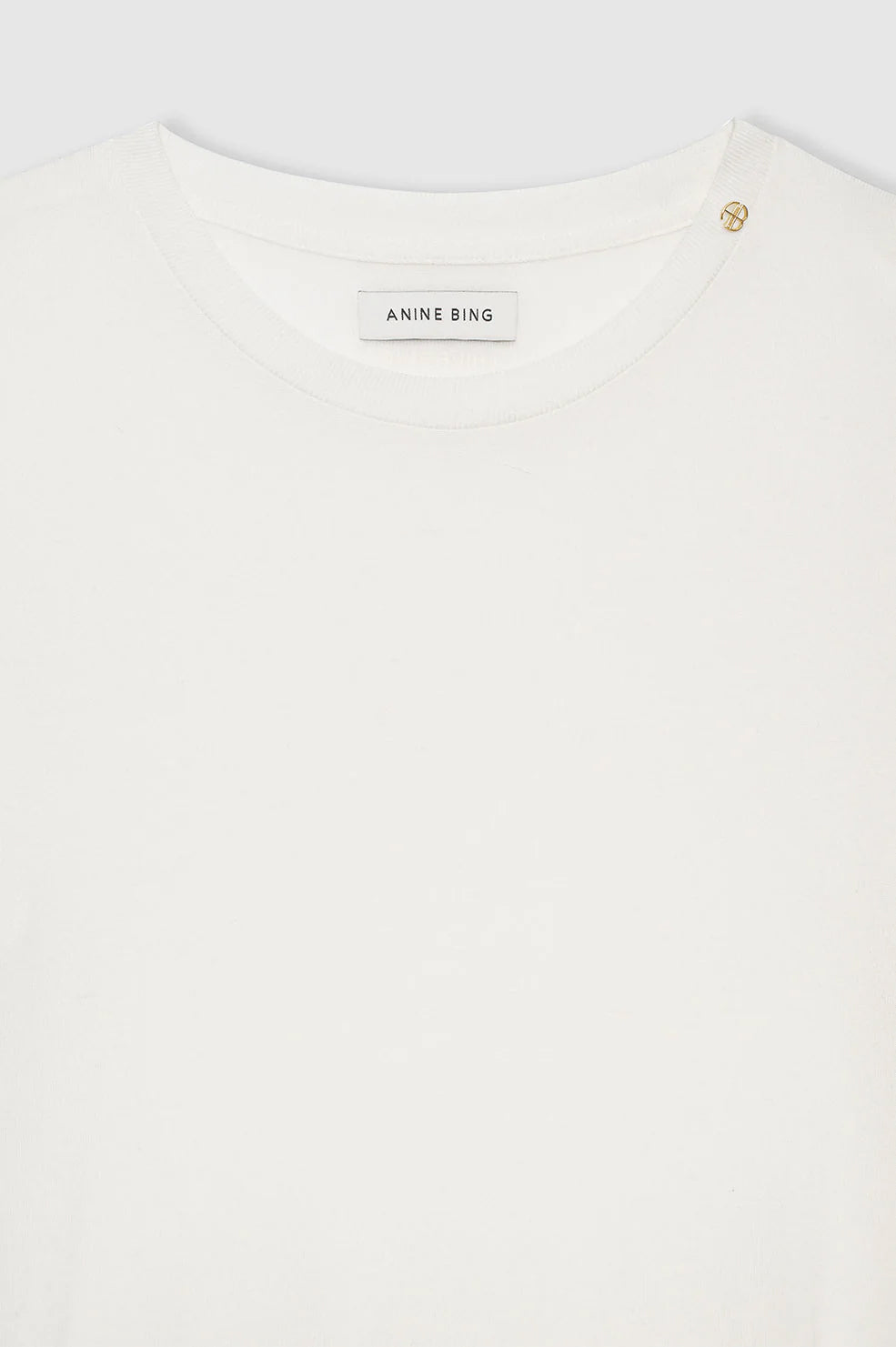 ANINE BING Amani Tee - Off White