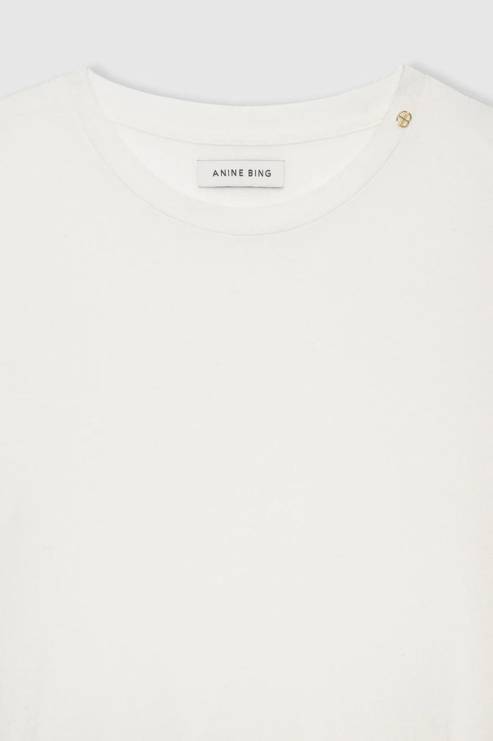 ANINE BING Amani Tee - Off White