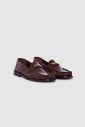 ANINE BING Amoc Loafer - Fig - pair side view