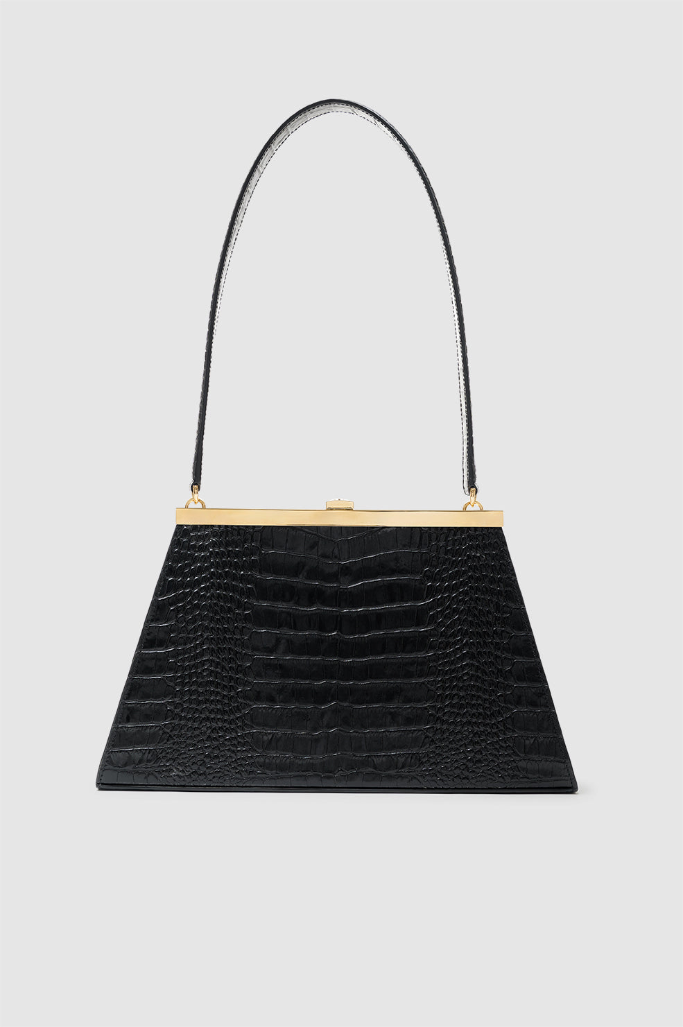 Anine Bag - Black Embossed View 3