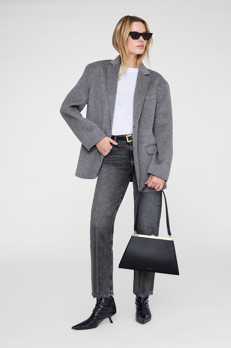 Anine Bag Smooth Leather- Black