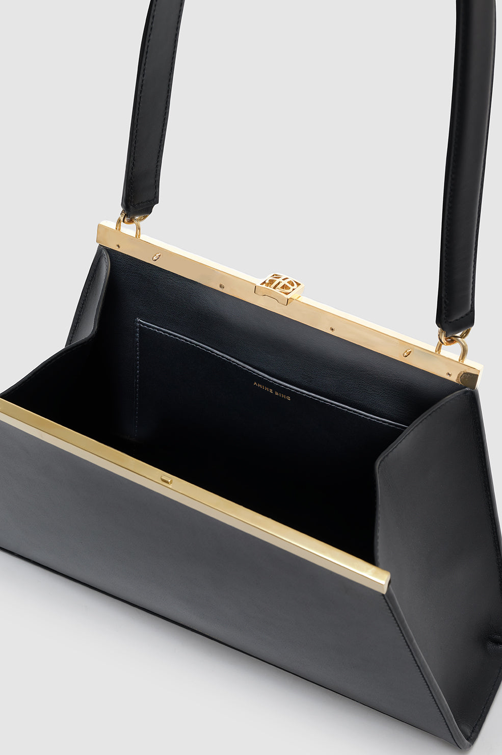 Anine Bag Smooth Leather- Black View 4