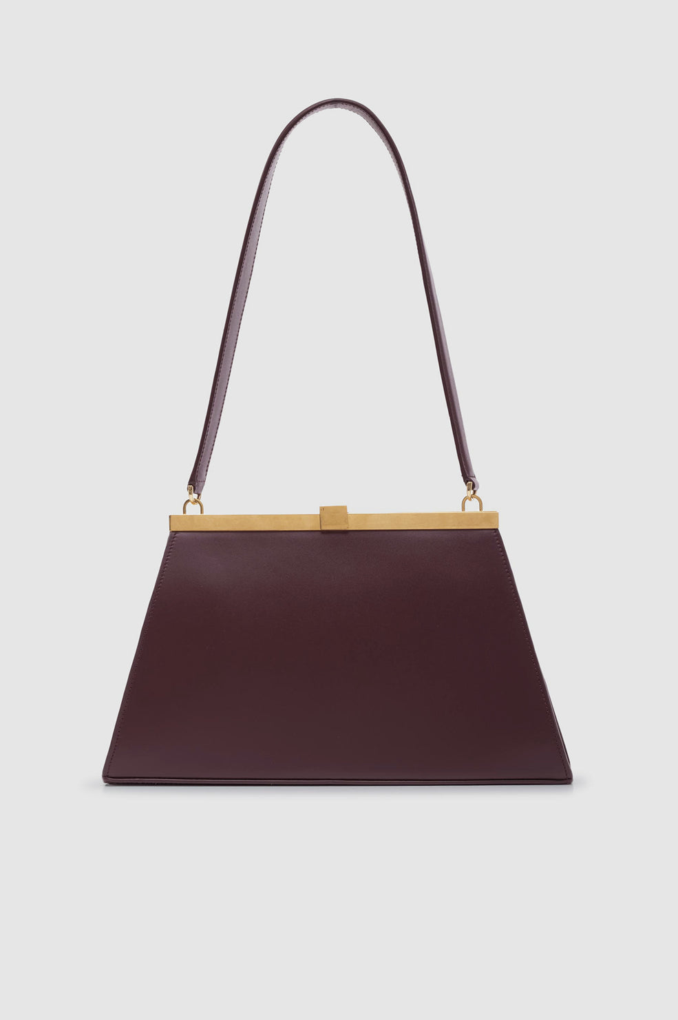Anine Bag Smooth Leather - Fig View 3
