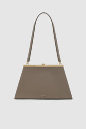 ANINE BING Anine Bag Smooth Leather - Taupe - front view