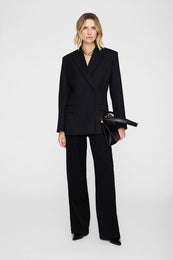 ANINE BING Aretha Blazer - Black - on model front view third image