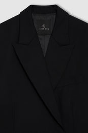 ANINE BING Aretha Blazer - Black - detail view