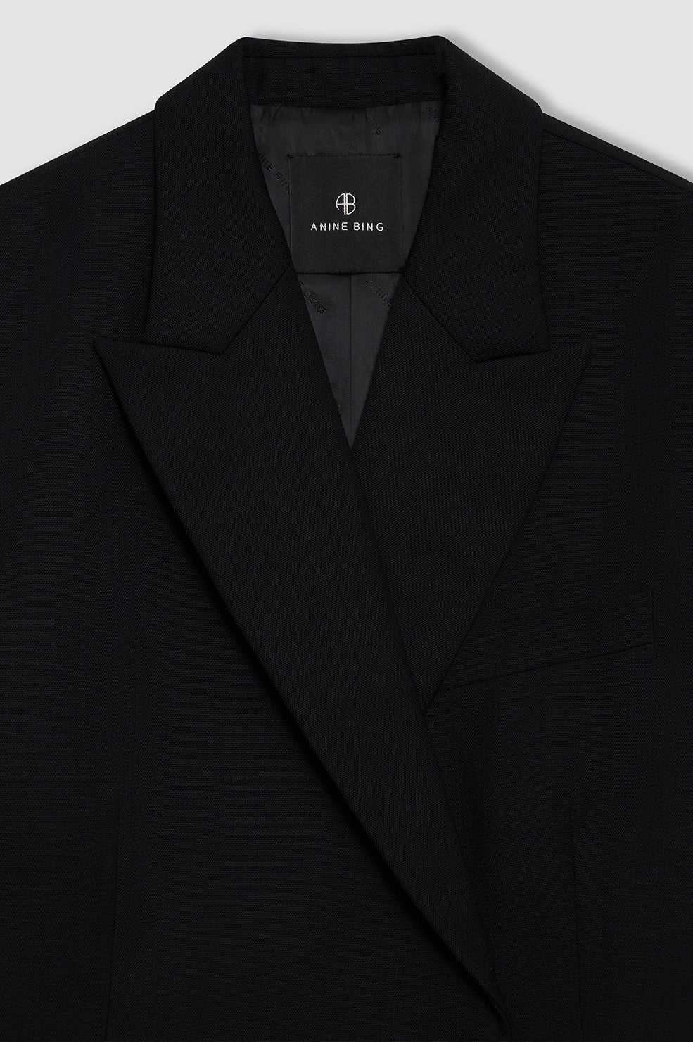 ANINE BING Aretha Blazer - Black - detail view