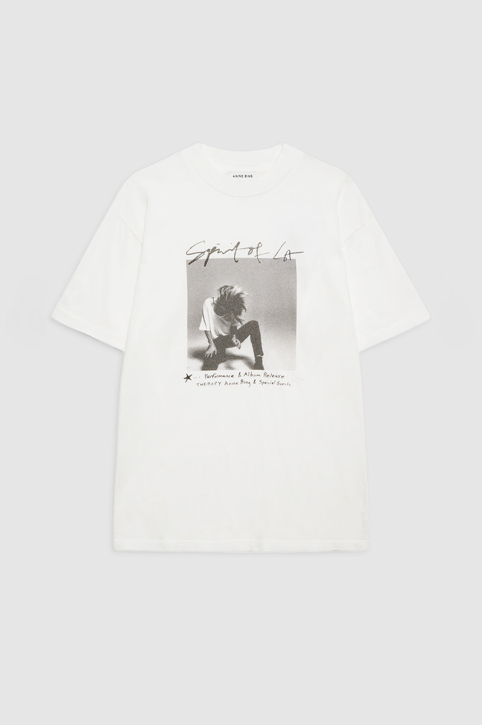 ANINE BING Ashton Tee Spirit - Ivory