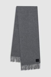 Augustina Scarf - Grey Wool ONE
