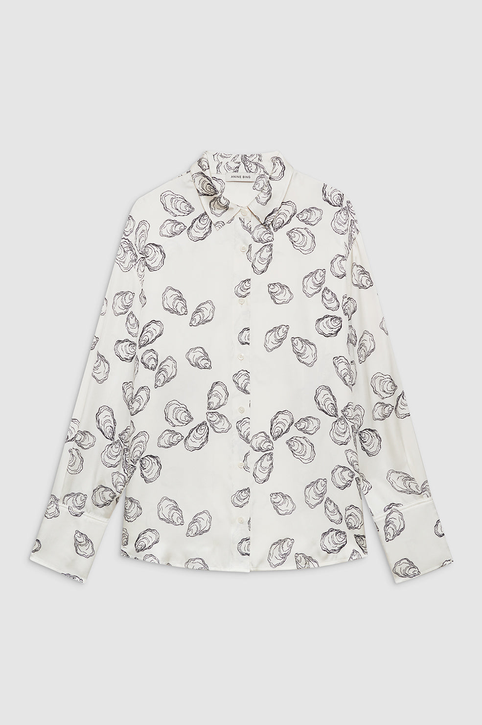 ANINE BING Avalon Shirt - Bone Oyster
