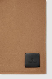 ANINE BING Ava Scarf - Camel Cashmere Blend - detail view