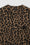 ANINE BING Avi Tee - Black And Brown Leopard