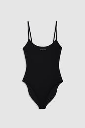 ANINE BING - Barbara Bodysuit - Black -Front View