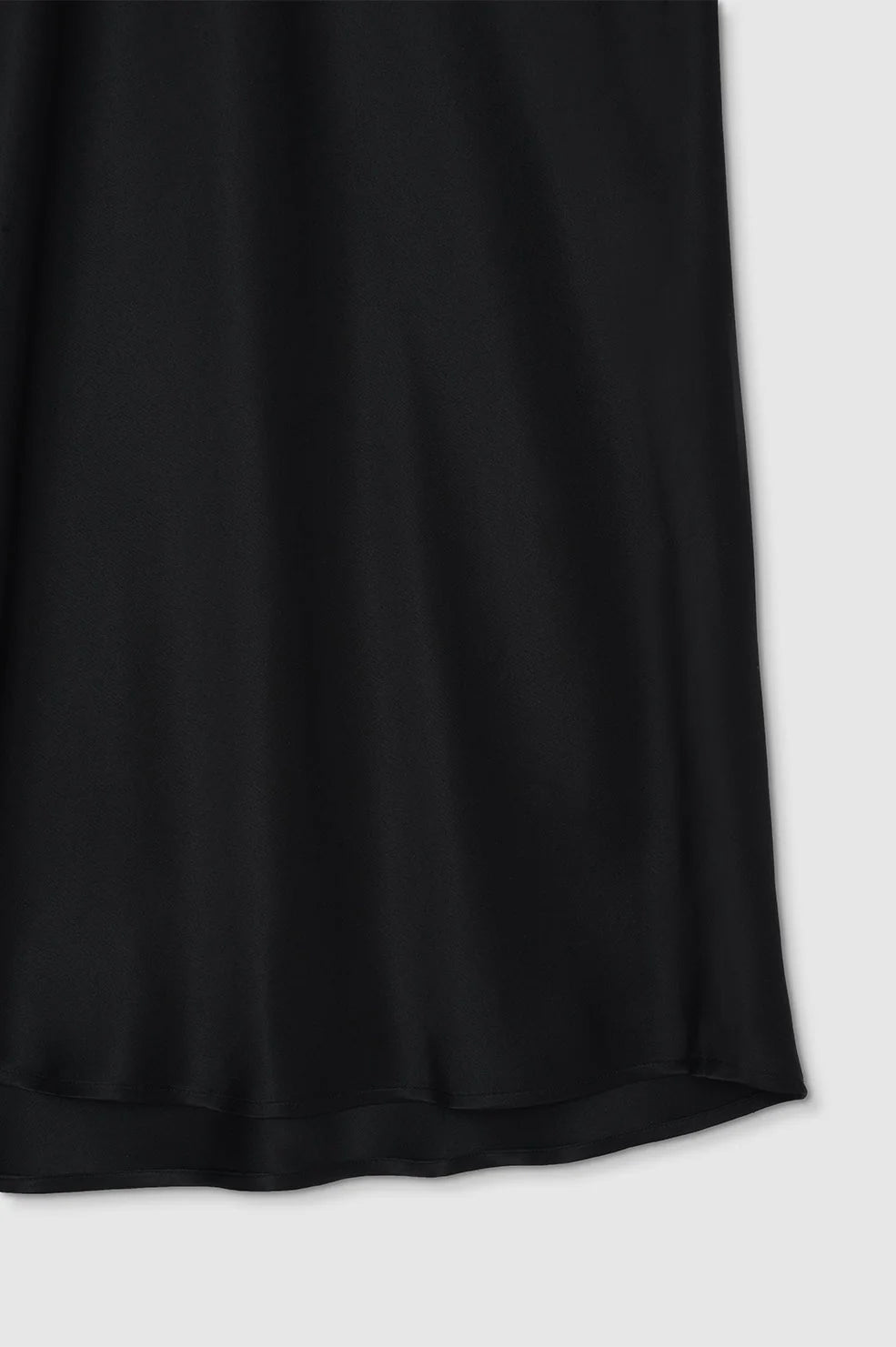 Bar Silk Maxi Skirt - Black View 4