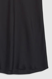 ANINE BING Bar Silk Skirt - Black