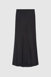 ANINE BING Bar Silk Skirt - Black