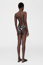 ANINE BING Bellamy Bikini Top - Black Bird Of Paradise - On Model Back 