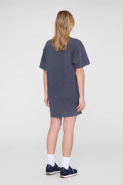 ANINE BING Beth Mini Dress Anine Bing - Washed Black - on model back