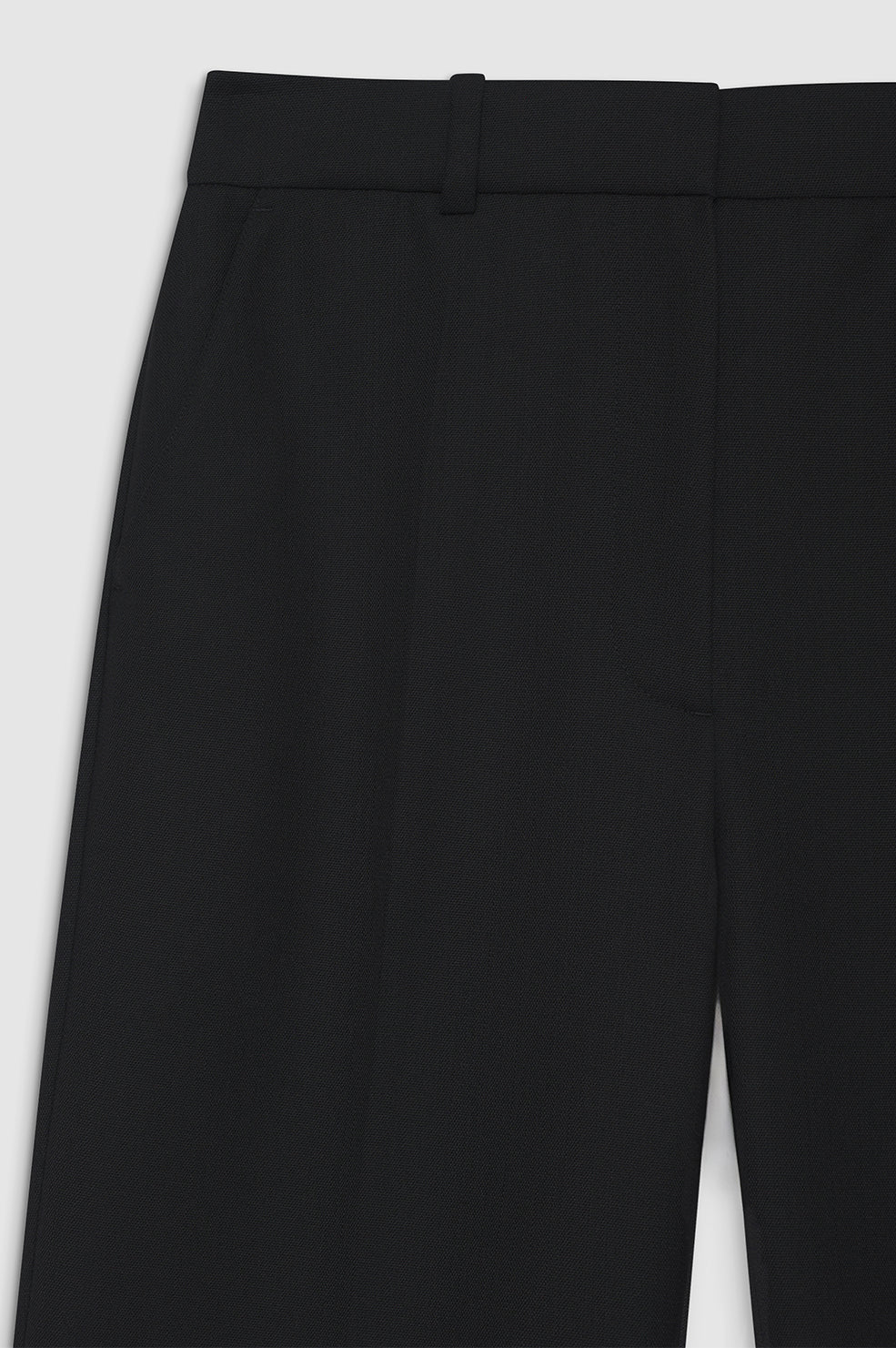 ANINE BING Blaine Trouser - Black - Detail View