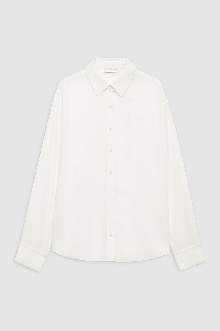 ANINE BING Braxton Shirt - Ivory