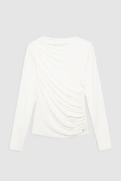 ANINE BING Bray Top - Ivory - Front View 