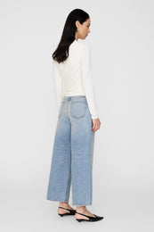 ANINE BING Bray Top - Ivory - On Model Back 