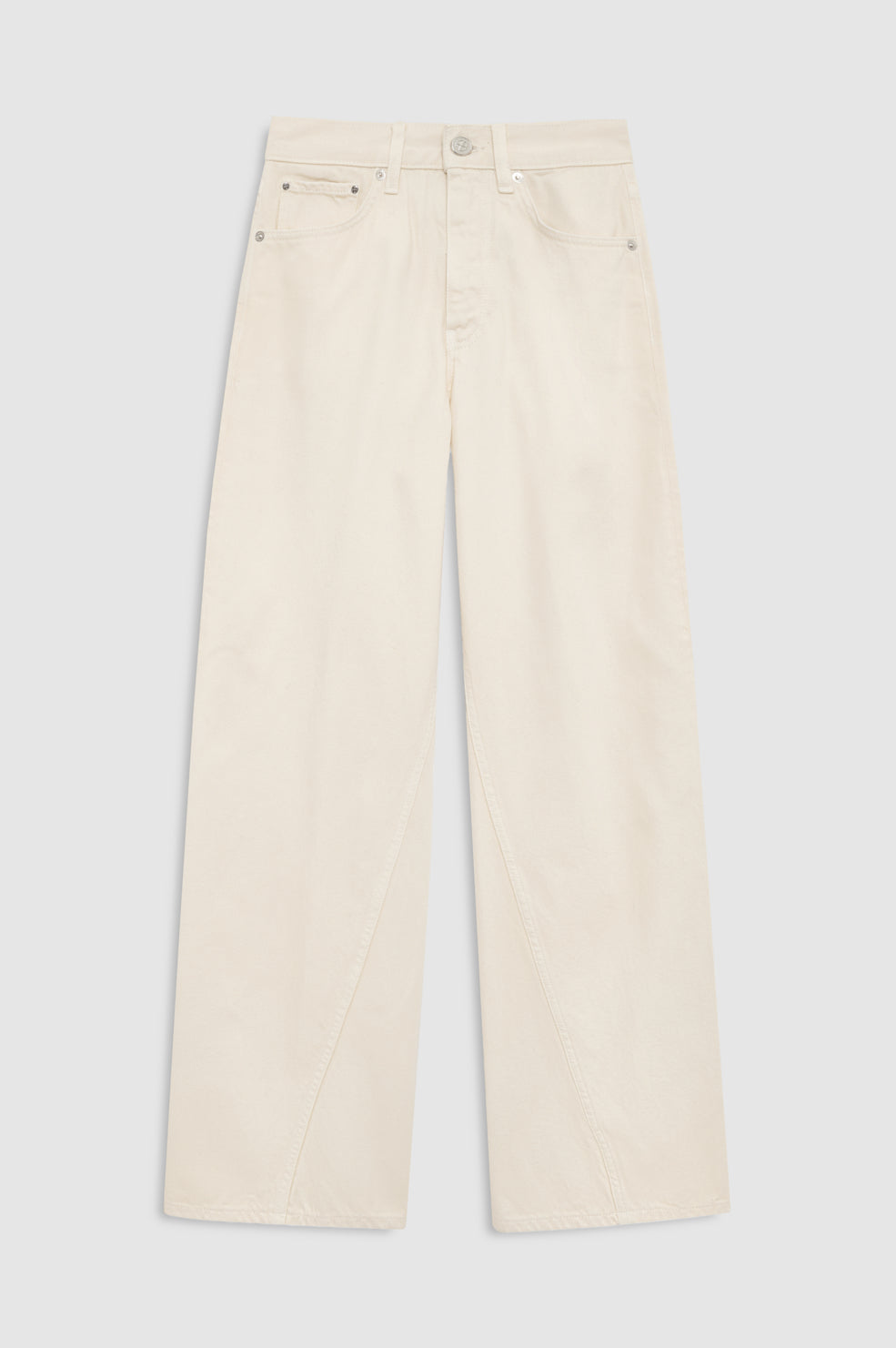 |ANINE BING Brie Jean - Cream - front view